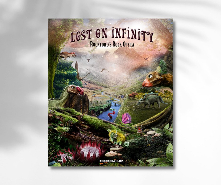 Lost on Infinity Glossy Poster from the acclaimed audiobook