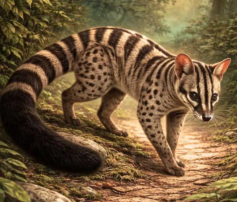Owstons civet a rare creatures from South Asia