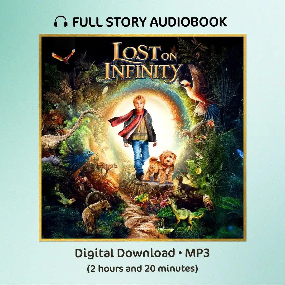 Cover Art for Lost on Infinity –Children's Audiobook DOWNLOAD