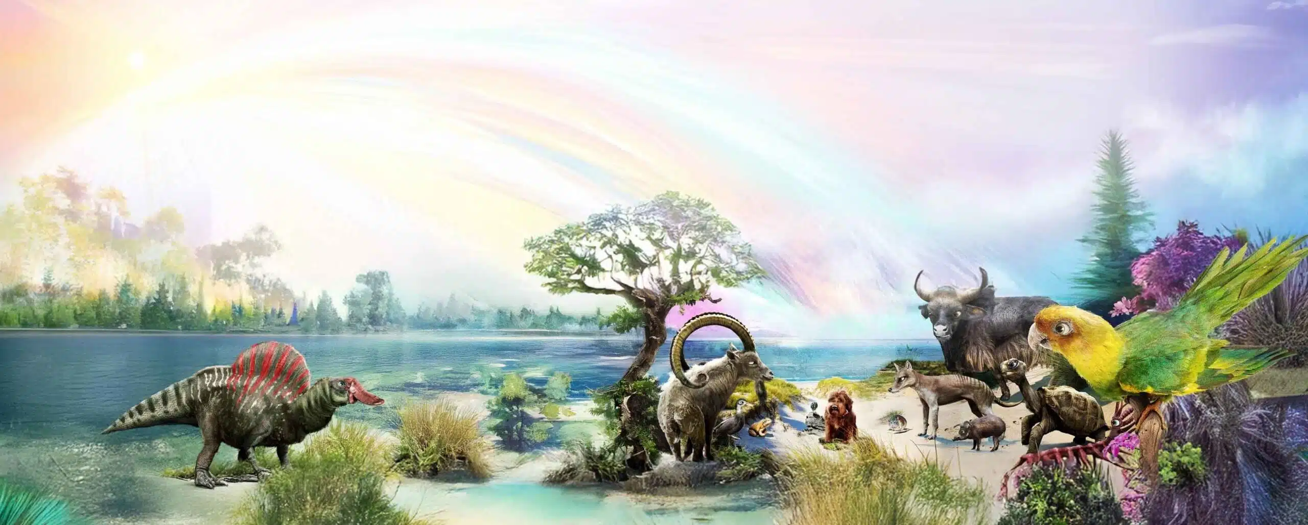 The Island of Infinity and its animals